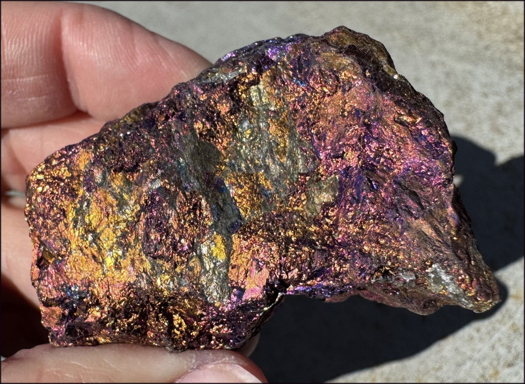 ~Rainbow Colors~ Mexican Peacock Ore / Chalcopyrite Specimen - Confidence