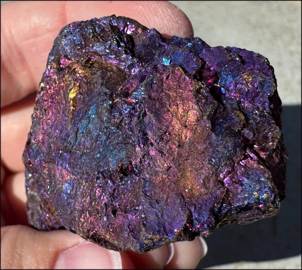 ~Rainbow Colors~ Mexican Peacock Ore / Chalcopyrite Specimen - Confidence