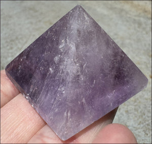 Brazilian Amethyst Crystal PYRAMID - Divine Guidance - with Synergy 16+ yrs