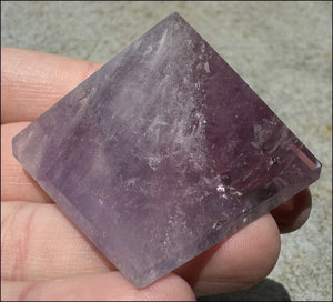 Brazilian Amethyst Crystal PYRAMID - Divine Guidance - with Synergy 16+ yrs