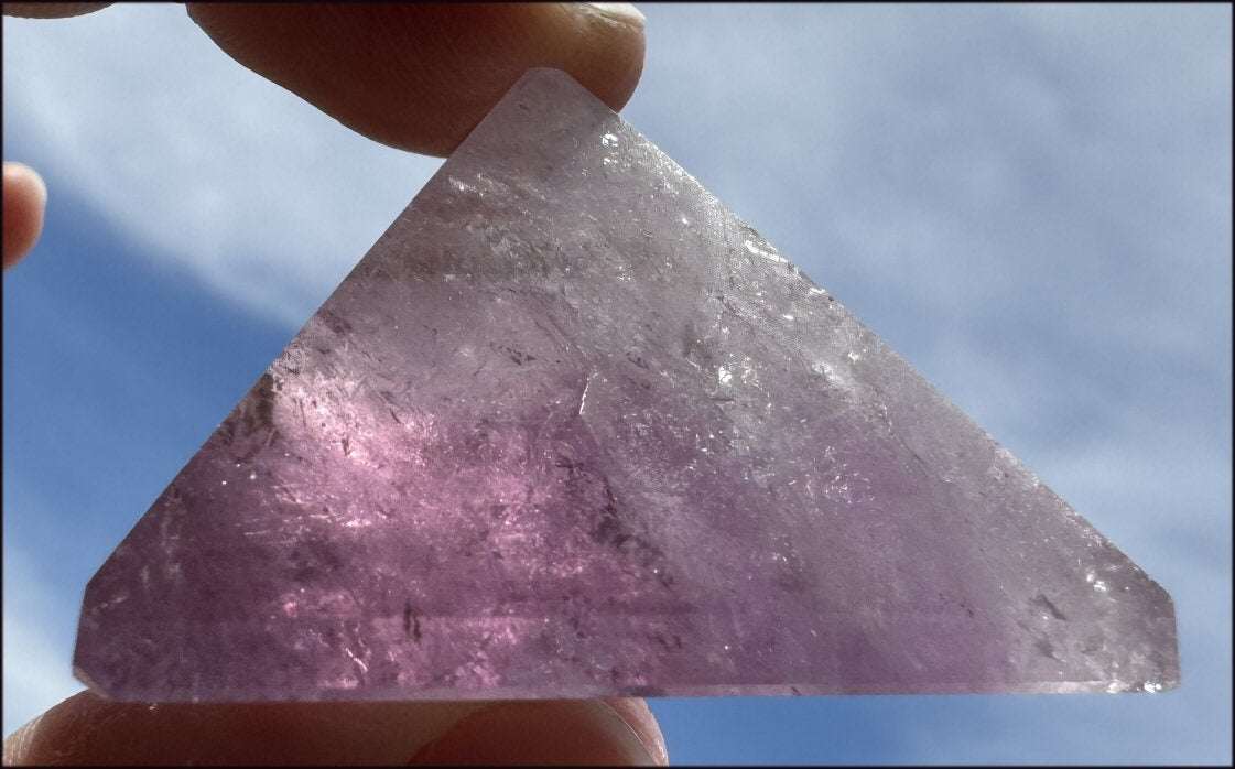 Brazilian Amethyst Crystal PYRAMID - Divine Guidance - with Synergy 16+ yrs