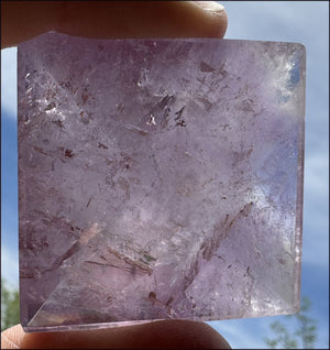 Brazilian Amethyst Crystal PYRAMID - Divine Guidance - with Synergy 16+ yrs