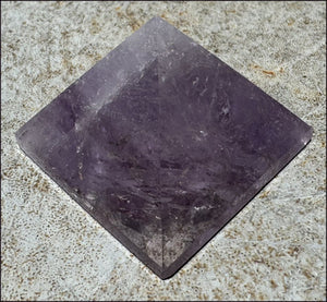 Brazilian Amethyst Crystal PYRAMID - Divine Guidance - with Synergy 16+ yrs