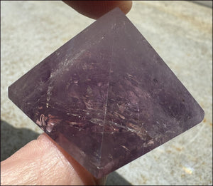 Brazilian Amethyst Crystal PYRAMID - Divine Guidance - with Synergy 16+ yrs