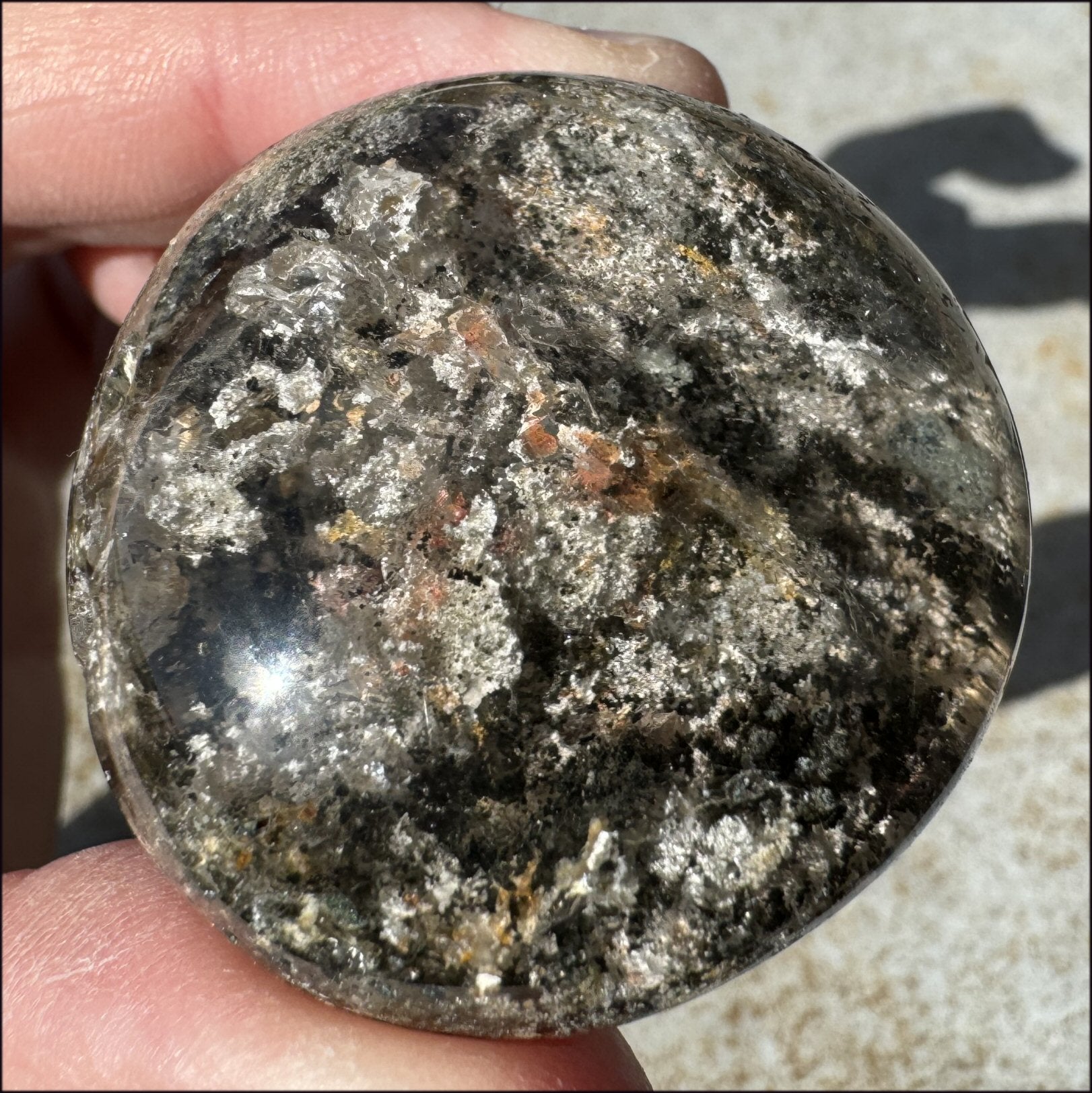 Shaman's Window Quartz with Chlorite, Hematite - with Synergy 16+ years