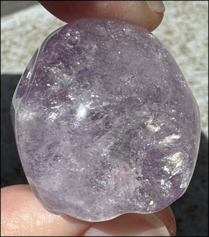 Small AMETHYST Crystal Skull with Rainbows - Divination - with Synergy 8+ yrs