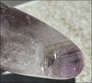 Amethyst ANUNNAKI STYLE Crystal Skull with Smoky Phantoms