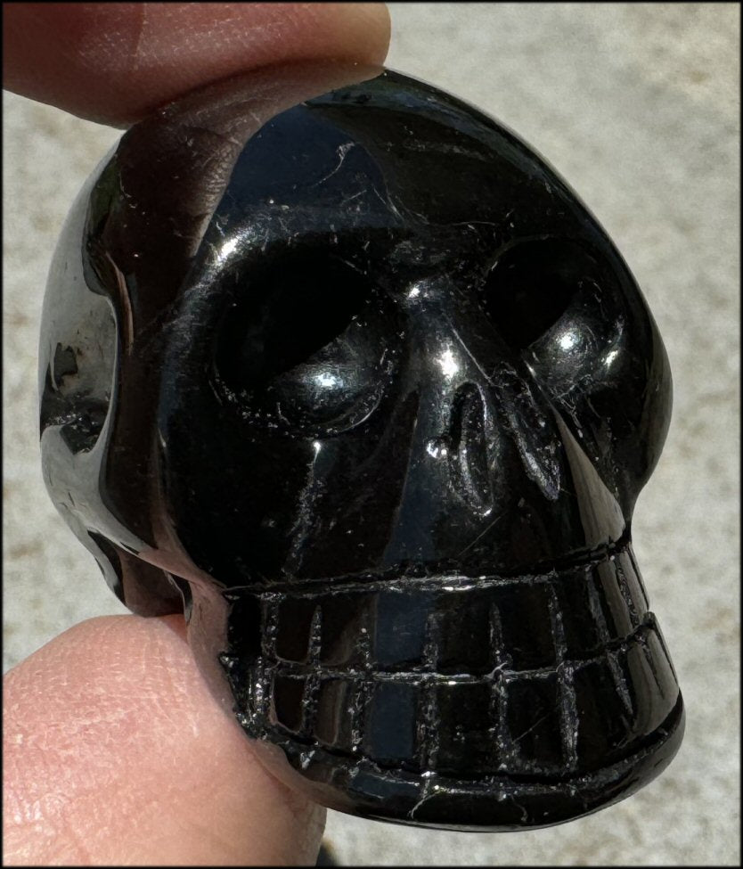 JET Crystal Skull - Grounding, Working through grief - with Synergy 8+ yrs