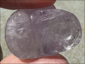 Small AMETHYST Crystal Skull with Rainbows - Divination - with Synergy 8+ years