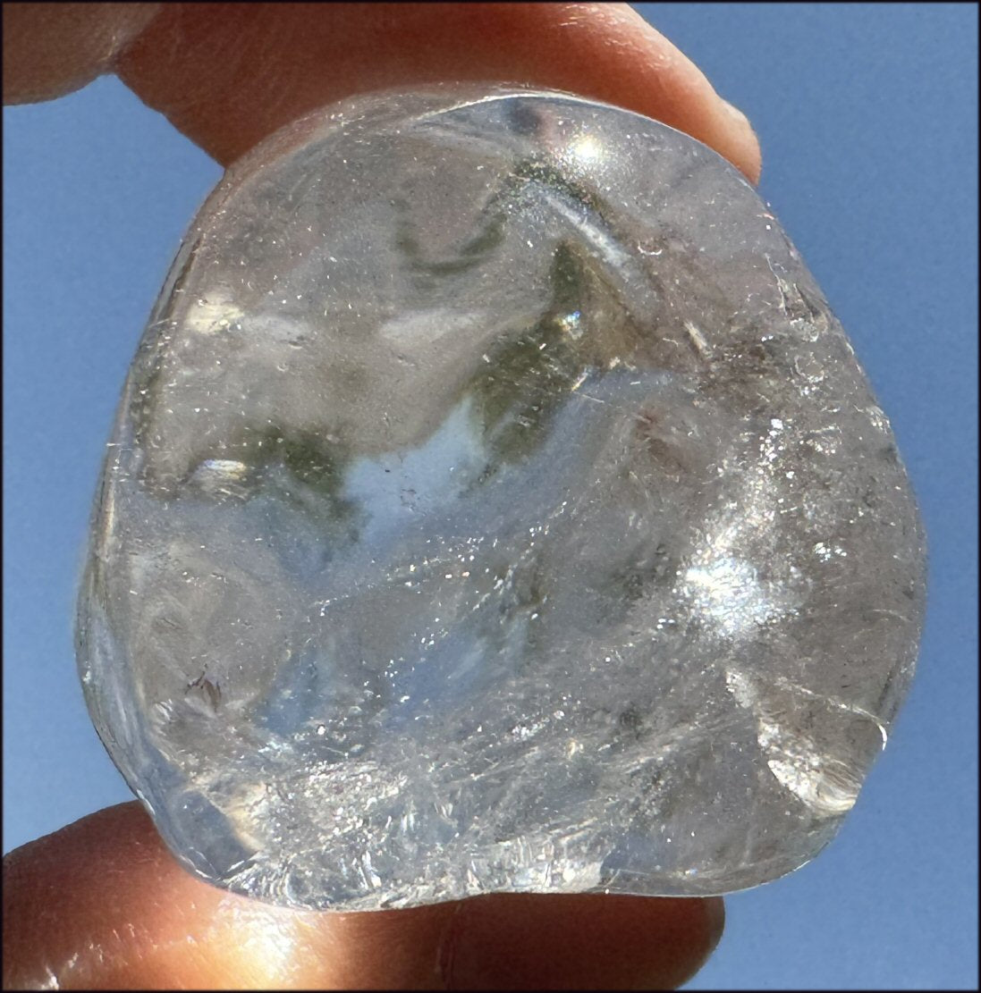 ~A Quality~ QUARTZ Crystal Skull with Lovely Veils - Focus, Transformation