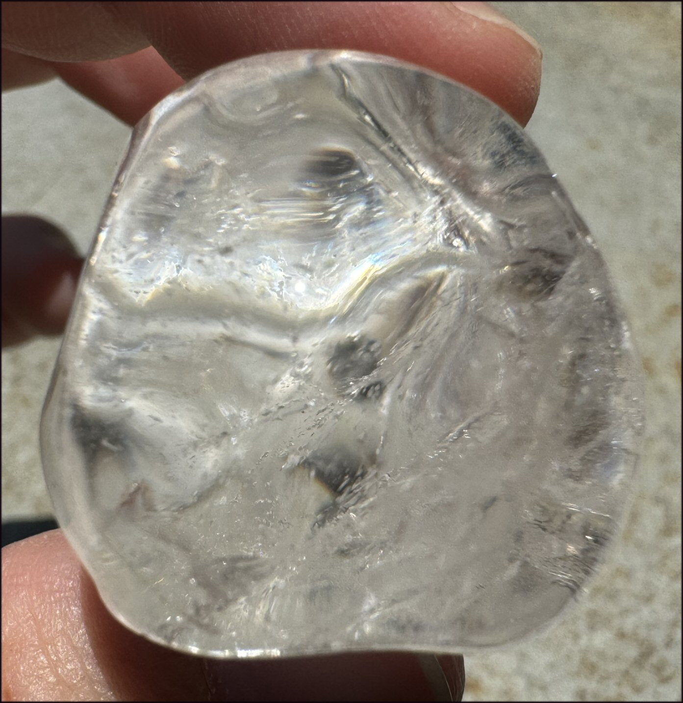 ~A Quality~ QUARTZ Crystal Skull with Lovely Veils - Focus, Transformation