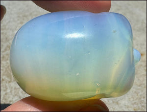 Rainbow OPALITE Crystal Skull - Divination, Remove blockages