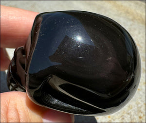 Rainbow OBSIDIAN Crystal Skull - Love and light, Clarity - with Synergy 12+ years