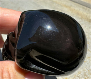 Rainbow OBSIDIAN Crystal Skull - Love and light, Clarity - with Synergy 12+ years