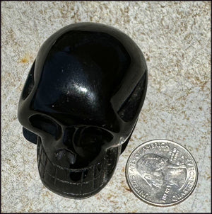 Rainbow OBSIDIAN Crystal Skull - Love and light, Clarity - with Synergy 12+ years