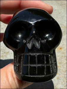 Rainbow OBSIDIAN Crystal Skull - Love and light, Clarity - with Synergy 12+ years