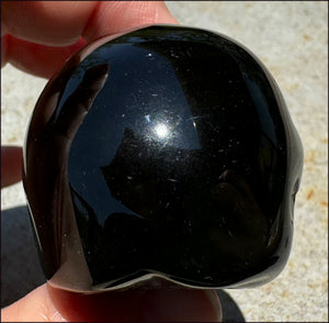 Rainbow OBSIDIAN Crystal Skull - Love and light, Clarity - with Synergy 12+ years