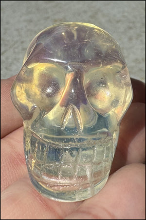 Golden "Andara" Obsidian CRYSTAL SKULL - Assist on working thru motional trauma