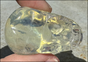 Golden "Andara" Obsidian CRYSTAL SKULL - Assist on working thru motional trauma