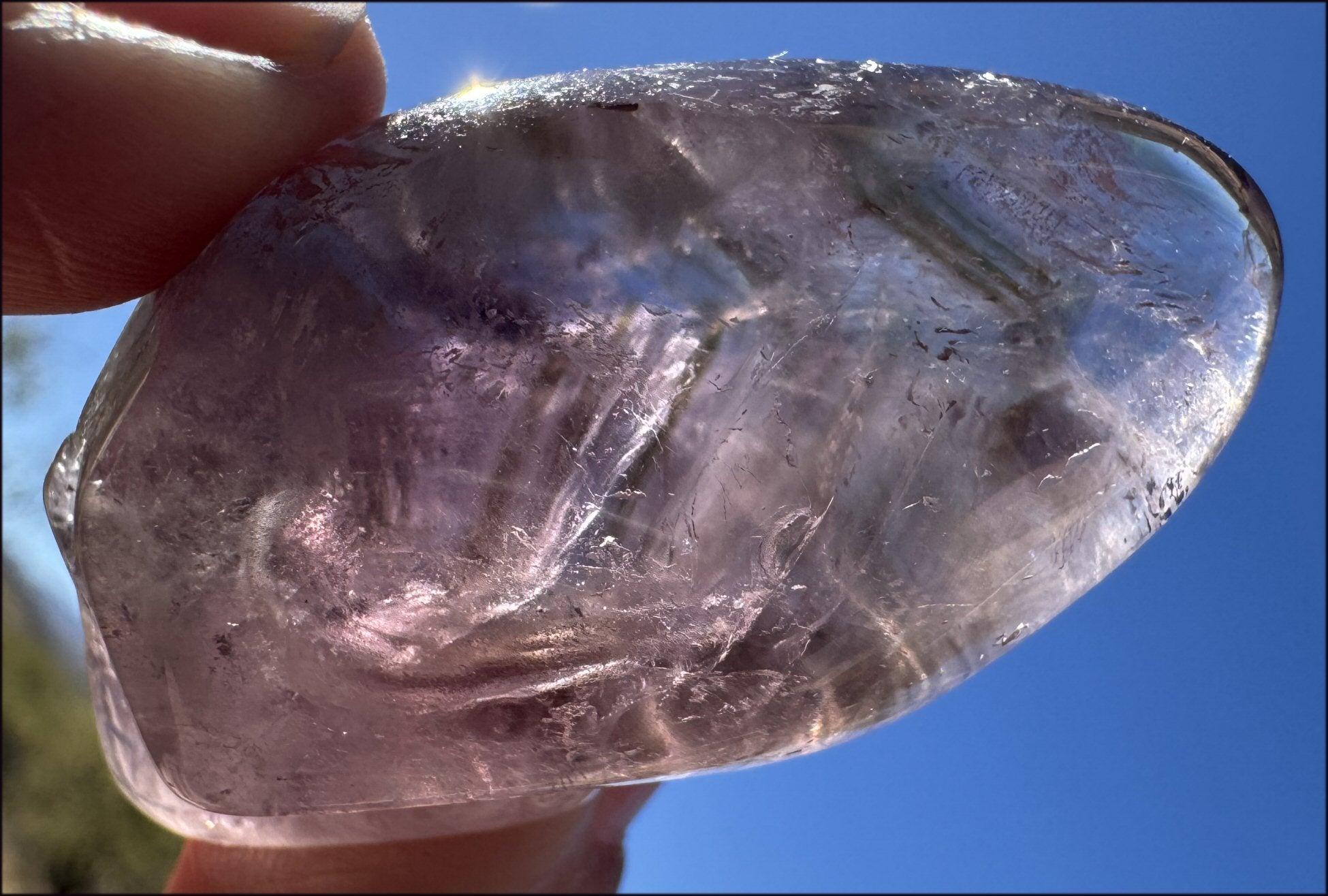 Amethyst ANUNNAKI STYLE Crystal Skull with Smoky Phantoms