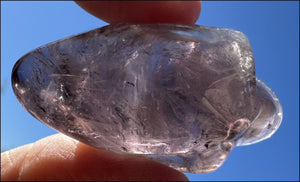 Amethyst ANUNNAKI STYLE Crystal Skull with Smoky Phantoms