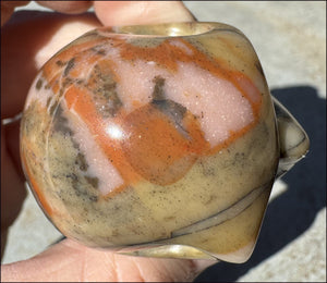 Sunset Jasper Crystal Skull - Re-focus, Mental Clarity - with Synergy 4+ years