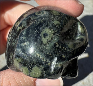 KAMBABA JASPER Crystal Skull - Heart Chakra, Grounding - with Synergy 7+ years