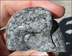 Snowflake Obsidian CRYSTAL SKULL - Release old habits - with Synergy 10+ years