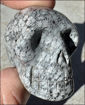 Snowflake Obsidian CRYSTAL SKULL - Release old habits - with Synergy 10+ years