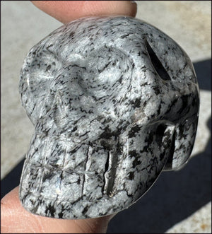 Snowflake Obsidian CRYSTAL SKULL - Release old habits - with Synergy 10+ years