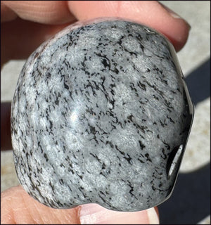 Snowflake Obsidian CRYSTAL SKULL - Release old habits - with Synergy 10+ years