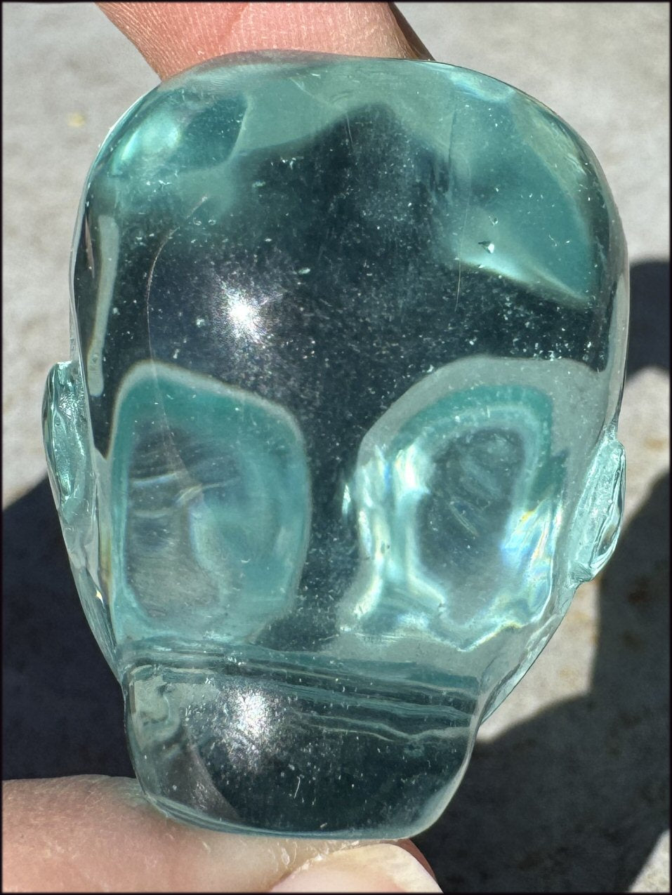 Gaia Stone STAR BEING / ET / ALIEN Crystal Skull - Balance Chakras