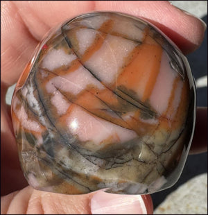 Sunset Jasper CRYSTAL SKULL - Tranquility, Attract Nature Spirits