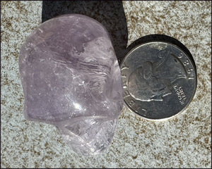 Light Amethyst CRYSTAL SKULL with Hematite - Dream Work - with  Synergy 8+ years