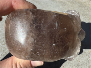 XL Mongolian FLUORITE Crystal Skull - Excellent for meditation!