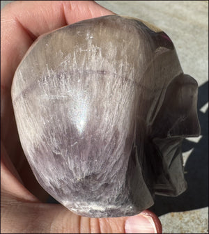 XL Mongolian FLUORITE Crystal Skull - Excellent for meditation!