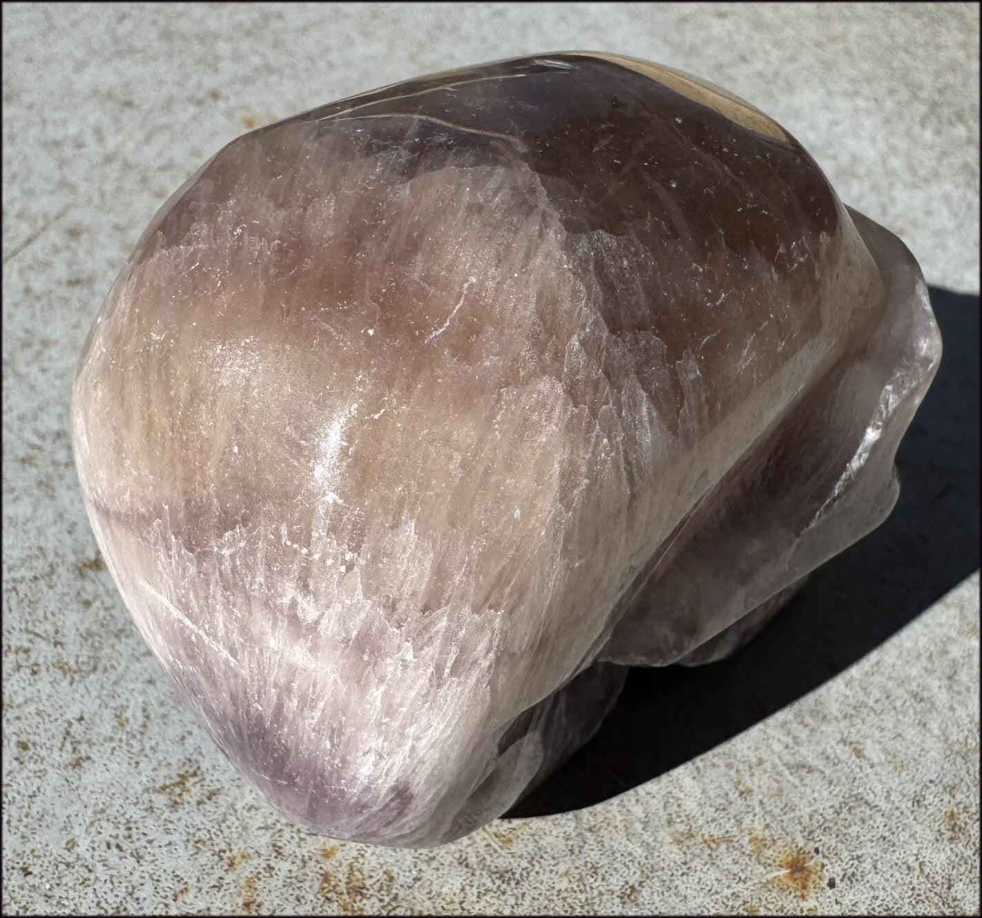 XL Mongolian FLUORITE Crystal Skull - Excellent for meditation!