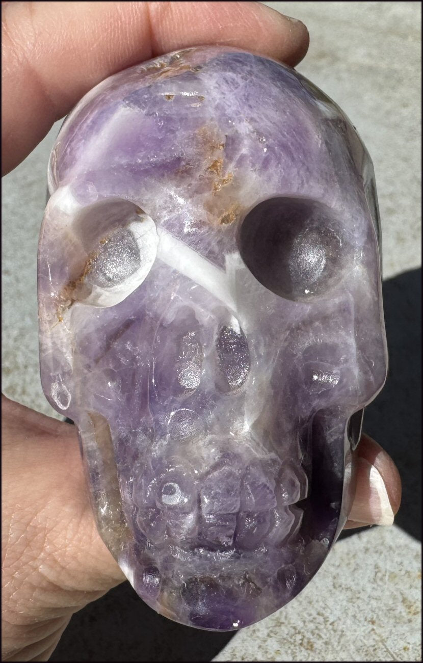 XL Synergy 7 / "Melody's Stone" CRYSTAL SKULL - Healing work, Balance Chakras