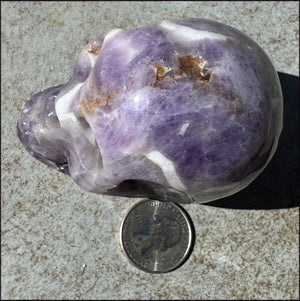 XL Synergy 7 / "Melody's Stone" CRYSTAL SKULL - Healing work, Balance Chakras