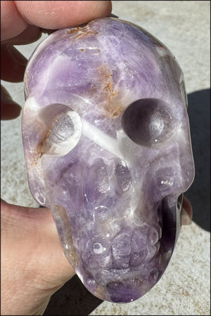 XL Synergy 7 / "Melody's Stone" CRYSTAL SKULL - Healing work, Balance Chakras