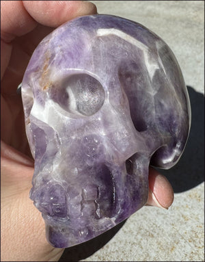 XL Synergy 7 / "Melody's Stone" CRYSTAL SKULL - Healing work, Balance Chakras