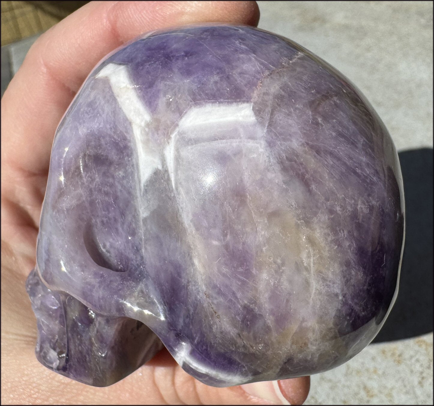 XL Synergy 7 / "Melody's Stone" CRYSTAL SKULL - Healing work, Balance Chakras