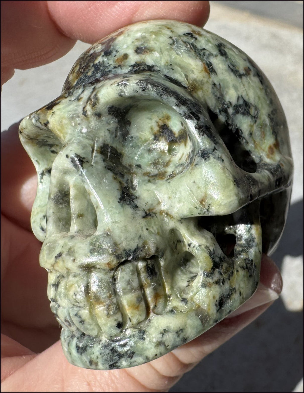 Turquoise CRYSTAL SKULL - Enhance Mind+Heart Connection