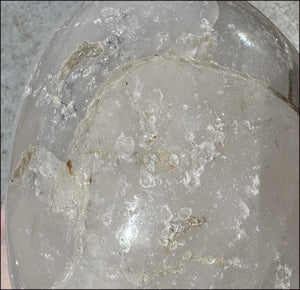 ~Super Sale!~ LifeSize Himalayan Quartz CRYSTAL SKULL with Portal Formation, Vugs, Organic matrix