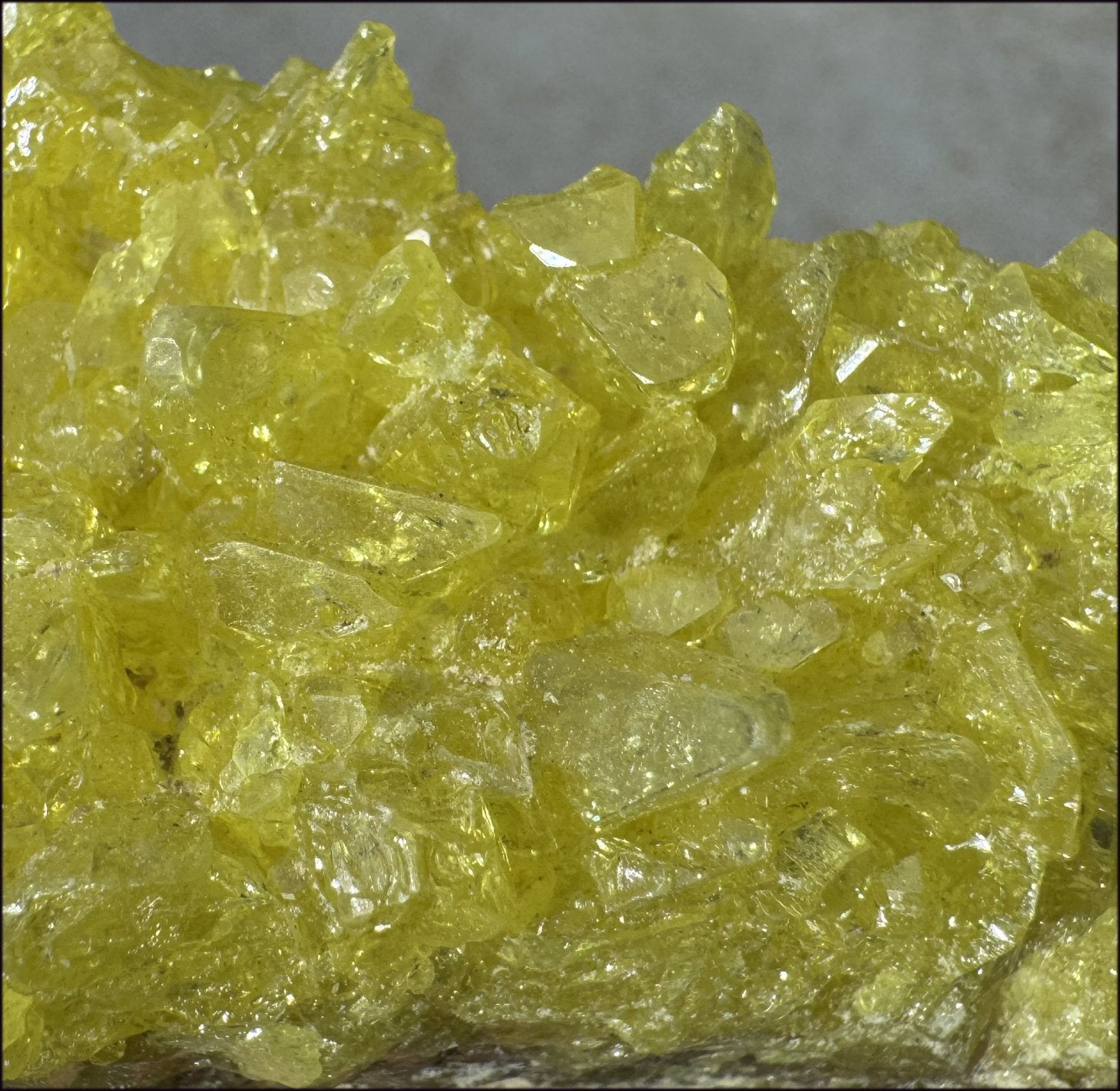 Natural SULFUR Crystal Cluster Specimen - Enhance creativity, Remove negativity