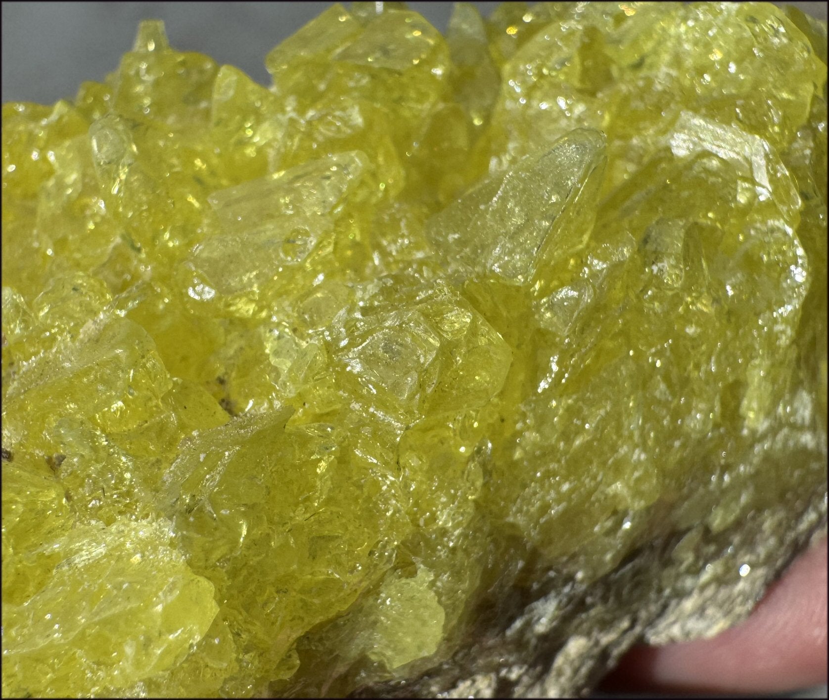 Natural SULFUR Crystal Cluster Specimen - Enhance creativity, Remove negativity