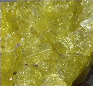 Natural SULFUR Crystal Cluster Specimen - Enhance creativity, Remove negativity