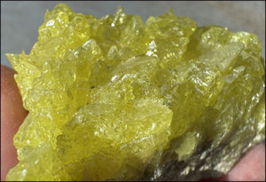 Natural SULFUR Crystal Cluster Specimen - Enhance creativity, Remove negativity