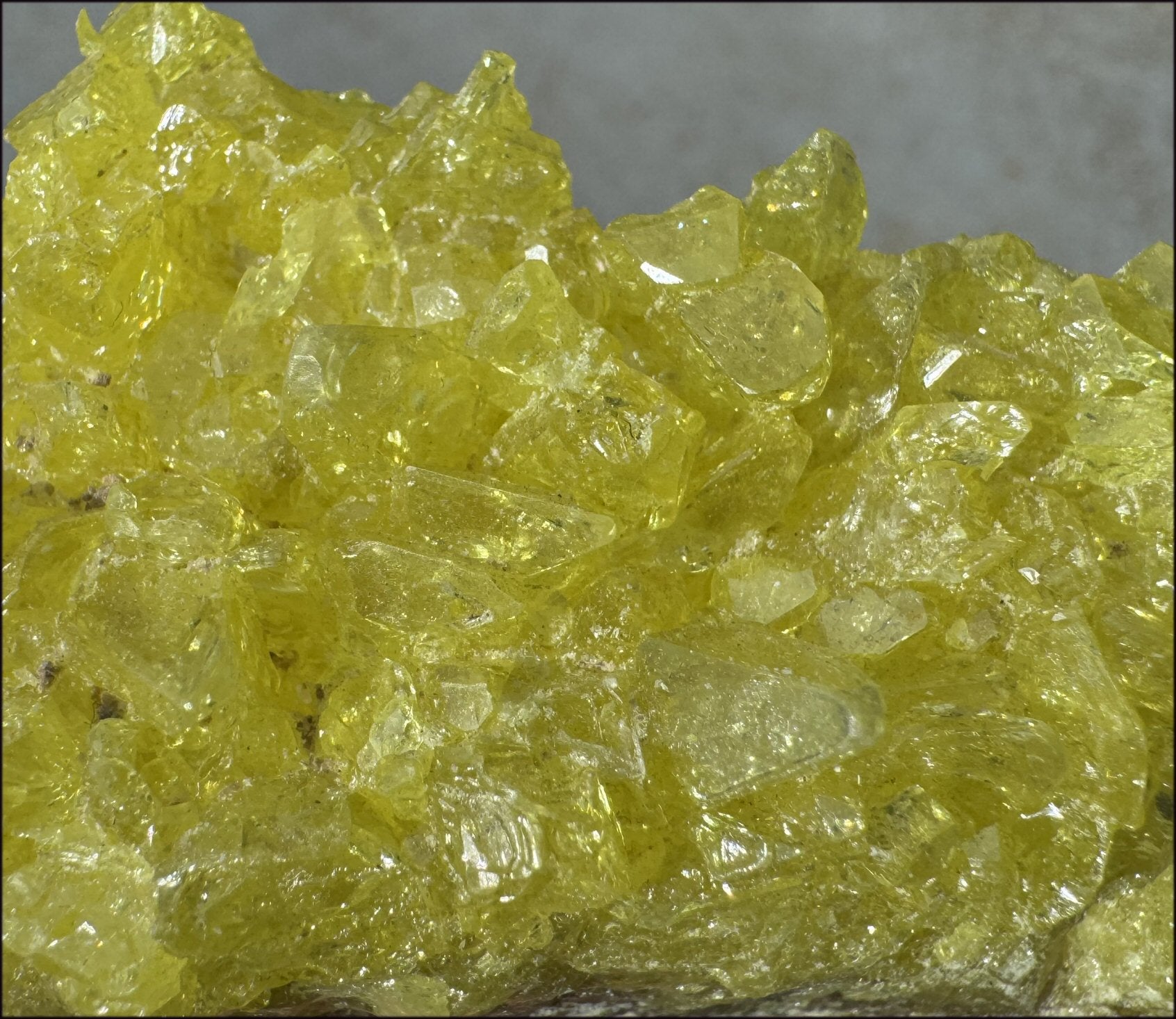 Natural SULFUR Crystal Cluster Specimen - Enhance creativity, Remove negativity