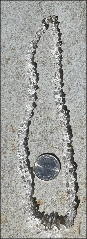 ~Super Sparkly~ Tibetan Diamond Quartz Crystal Necklace - HIGHLY Energetic!